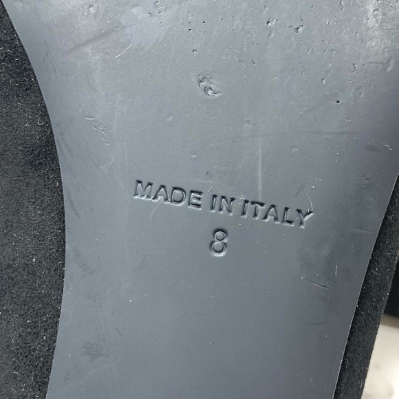 Everlane The Editor Black Suede Point Toe Slingback Flats 8 Minimalist Classic - Picture 12 of 16